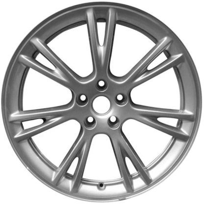 19" x 9.5" 2017-2021 Tesla Model 3 - 2020-2023 Tesla Model Y Used 7 Split Spoke  Stock Alloy Rims 348822200A, 118822200B 96958B