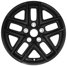 17” x 7.5” Jeep Gladiator 2024-2025  Jeep Wrangler 2024-2025   Used 10 Spoke Original Alloy Rim 9324