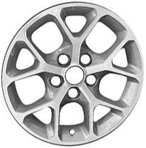 17” x 7.5” Jeep Gladiator 2024-2025  Jeep Wrangler 2024-2025   Used 10 Spoke Original Alloy Rim 9325