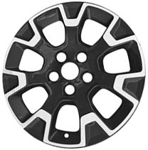 18” x 7.5” Jeep Gladiator 2025 Jeep Wrangler 2024-2025  Used 10 Spoke Original Alloy Rim 9330