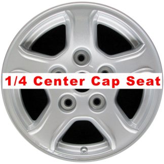 16" x 8" (1/4 Center Cap Seat) 2005-2007 Dodge Dakota Used 5 Spoke Original Alloy Rim 2239B