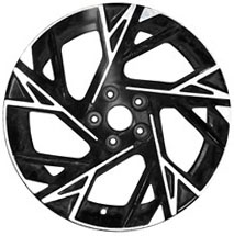 18” x 7.5” 2025 Kia K5 Used 5 Split Spoke Original Alloy Rim 95936