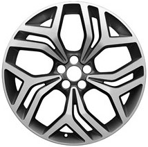 21" x 8.5" 2019-2020, 2023-2024 Land Rover Velar Used 5-Y Spoke Original Alloy Rim 72304B