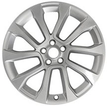 21" x 8.5" 2023-2024 Range Rover Sport Used 10 Spoke OEM Alloy Wheel LR167052 72384B
