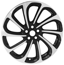 22” x 8.5”  2024 Lincoln Nautilus   Used 10 Spoke Original Alloy Rim 10566