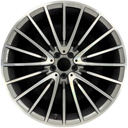 21" x 9" 2021-2022 Mercedes Benz  S Class Used 20 Spoke  Factory Alloy Rim 22340117007X23 65605B