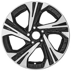 17" x 7" 2024 Subaru XV Crosstrek Used 5  Spoke Factory Alloy Rim 68904C