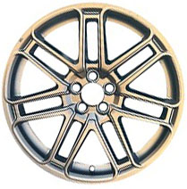 18" x 8" 2021-2025    Toyota Corolla Used 7 Split Spoke Stock Alloy Wheel 10520B