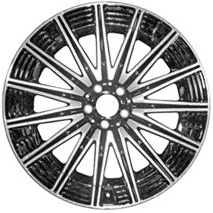 21” x 8.5”  FRONT 2024 Mercedes E Class (E450)  Used 15 Spoke Original Alloy Rim 94021
