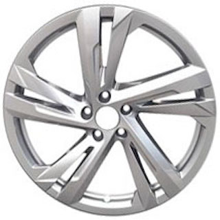 20” x 8”   2024-2025 Volkswagen Atlas  Used 5 Split Spoke Original Alloy Rim 70117A