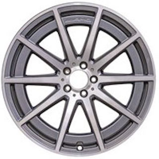 21” x 9”  2021, 2023-2025 Mercedes GLS Class  OE:   16740181007Y51  Used 10 Spoke Original Alloy Rim 65563