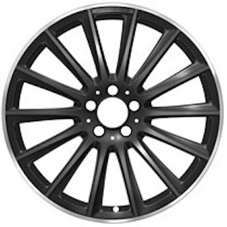 20" x 10" REAR         2021-2024 Mercedes Benz  S Class  Used 14 Spoke  Factory Alloy Rim 65604C