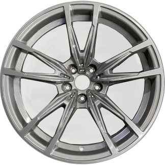 18” x 9.5”      FRONT    2021-2024  BMW M3 -  FRONT    2021-2024  BMW M4 -    OE: 36108093830    Used 5 Split Spoke Original Alloy Wheel 86604