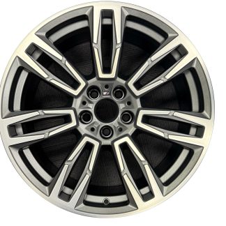 19” x 8.5” 2024-2025 BMW 530i - 2024-2025 BMW 540i - OE: 36115A324E0 Used 7 Split Spoke Original Alloy Wheel 86997B