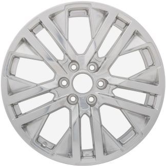 22" x 9"          2019-2024    Chevrolet Silverado 1500 - 2021-2024    Chevrolet Suburban - 2021-2024    Chevrolet Tahoe -    2019-2024 GMC Sierra 1500 -  2019-2024 GMC Sierra Denali 1500 -      2021-2025    GMC Yukon  (Compatible with: Yukon and Yukon XL) OEM: 84570333 Used 10 Spoke Stock Alloy Wheel 5903B