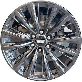 22" x 9" 2023-2025 Cadillac Escalade   - 2023-2025 Cadillac Escalade ESV Used 12 Double Spoke Factory OEM Alloy Rims  4882A