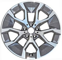 19” x 8.5”    2025   BMW X3   OE:    36115A6F114  Used 5 Split Spoke Original Alloy Wheel 86713