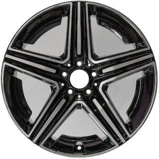 21" x 10"         2024 Mercedes Benz GLE Class  OE: 16740143017X23 Used 5 Spoke Original Alloy Wheel 85940