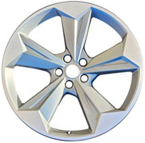 21" x 8.5"         2025 Audi Q4 E-Tron Used 5 Spoke  Original Factory Alloy Rims 58677