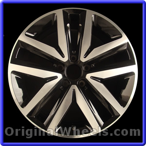 Aluminum Alloy Wheel Rim 16 Inch 10-16 Volkswagen Jetta 112mm Black 10 Spokes